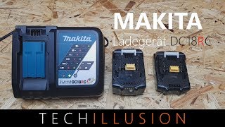 ►MAKITA AKKU LADEGERÄT  DC18RC  REVIEW [upl. by Tanny15]