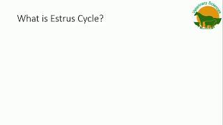 Estrus Cycle in Dairy Animals [upl. by Kelli]