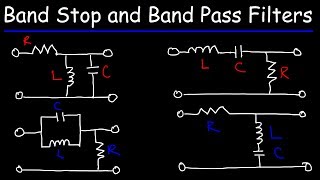 RLC Band Stop Filters and Band Pass Filters [upl. by Aisats]