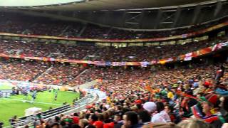 Vuvuzela blasts at Portugal Spain WC 2010 CPT [upl. by Anirehtak]