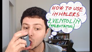 2 How to use inhalers  Ventolin salbutamol [upl. by Pearse]