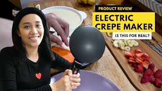 Moss amp Stone Electric Crepe Maker REVIEWED [upl. by Atiloj995]