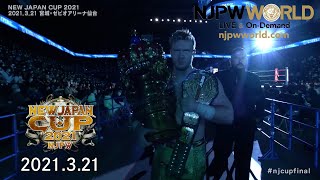 Will Ospreay is the New Japan Cup 2021 winner [upl. by Teilo]