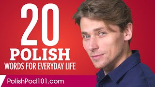 20 Polish Words for Everyday Life  Basic Vocabulary 1 [upl. by Akirat]