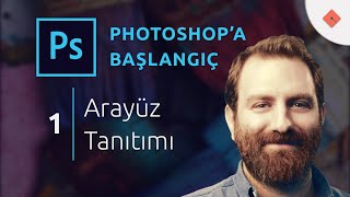 Photoshop Dersleri  Başlangıç 1  Arayüz Tanıtımı amp İlk Çizgimiz [upl. by Sherilyn]