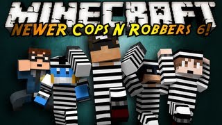 Minecraft MiniGame  COPS N ROBBERS 30 ROUND SIX [upl. by Urien]