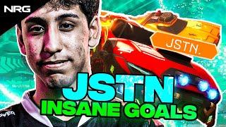 NRG JSTN insane rocket league goals [upl. by Free]